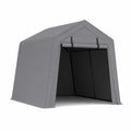 Namiotowy Schowek Stalowy PVC Szary 300x375x240 cm